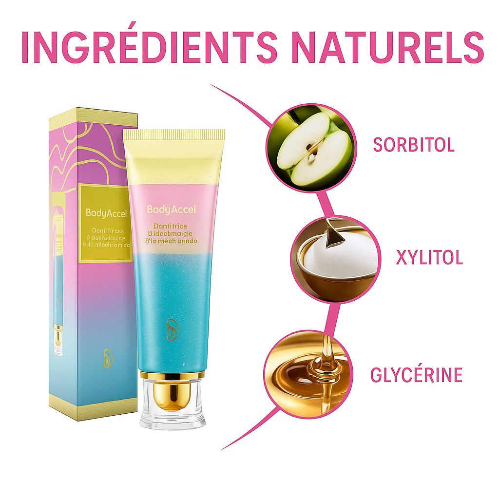 DENTIFRICE BLANCHISSANT À LA NIACINAMIDE — BODYACCEL